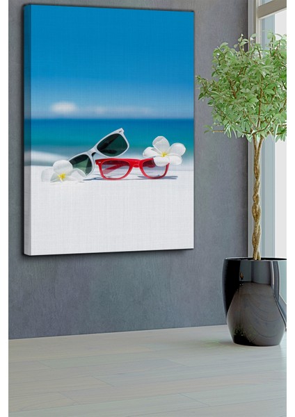 Minimalist Temalı, Plaj Çiçekleri TABLO-382 fırsatları