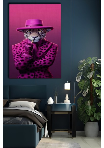 Hayvan Temalı, Pembe Kaplan Tablo-20 modelleri