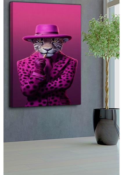 Hayvan Temalı, Pembe Kaplan Tablo-20 fırsatları