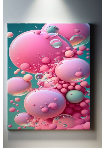 Geometrik Temalı, Pembe Küreler TABLO-442