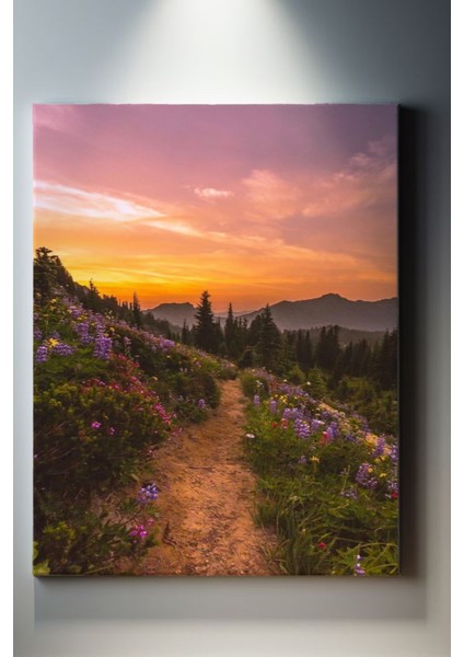 Manzara Temalı, Yamaç Çiçekleri Tablo-36