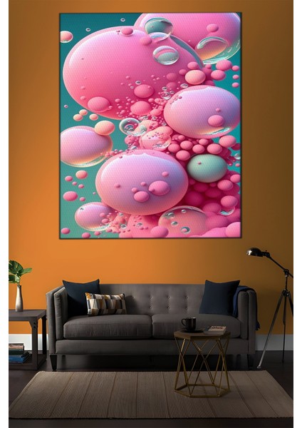 Geometrik Temalı, Pembe Küreler TABLO-442 indirimleri