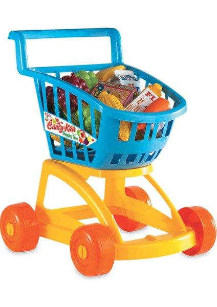 1'li Candy & Ken Market Arabası Dolu 1 Parça 1+ Yaş