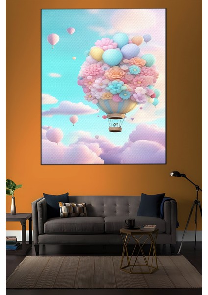 Modern Temalı, Çiçek Balonu TABLO-495 indirimleri