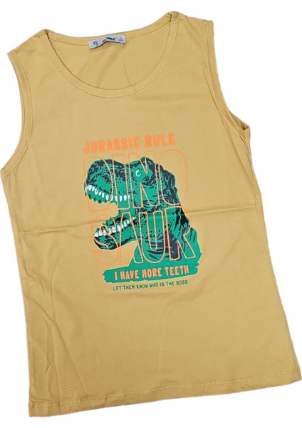 Almi Dinazor Baskılı Askılı T-Shirt 3/7
