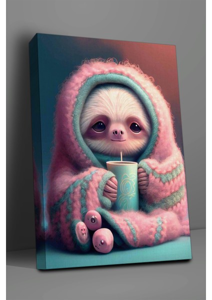 Soyut Temalı, Yavru Rakun TABLO-462 fiyatları