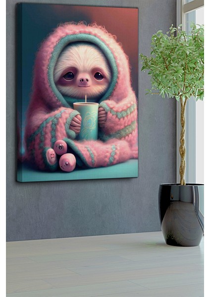 Soyut Temalı, Yavru Rakun TABLO-462 fırsatları