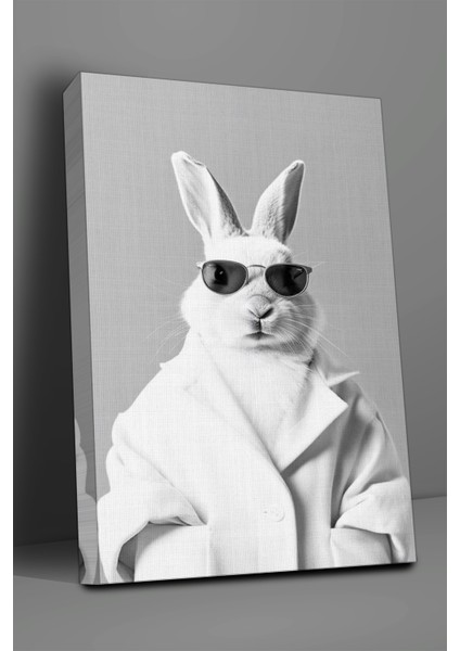 Hayvan Temalı, Postmodern Tavşan Tablo-40 fiyatları