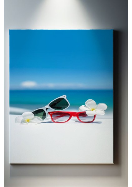 Minimalist Temalı, Plaj Çiçekleri TABLO-382