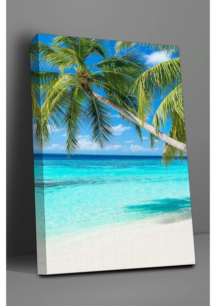 Deniz Temalı, Palmiye Kanvas TABLO-290 fiyatları
