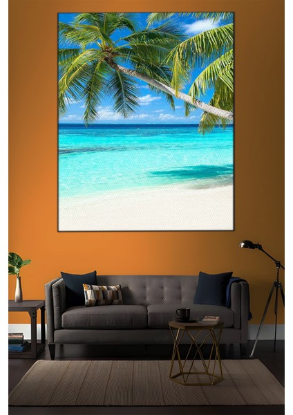 Deniz Temalı, Palmiye Kanvas TABLO-290 indirimleri