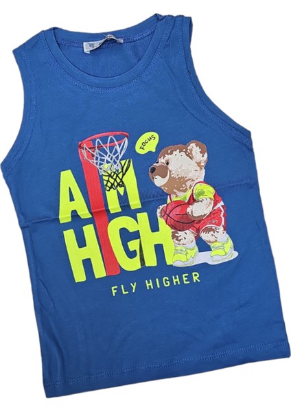 Almi Ayıcık Baskılı Askılı T-Shirt 3/7