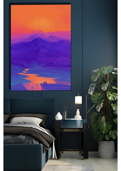 Manzara Temalı, Manzara Moru Kanvas TABLO-225 modelleri