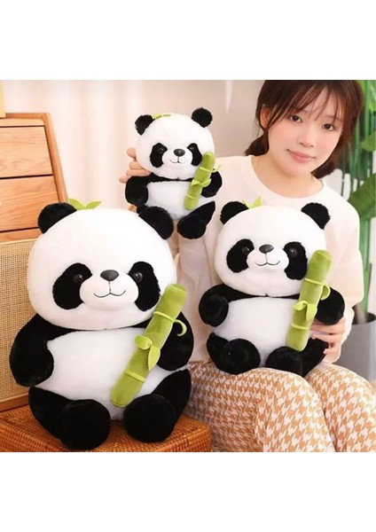 Çantalı Bambu Panda Peluş Oyuncak Panda modelleri