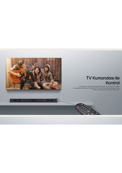 Ev Sinema Sistemi - Soundbar 300W 2.1 Kanal , Optik, USB , Bluetooth Akıllı Bağlantı Adaptif Ses Kontrolü Kaliteli Bas ve Tizler