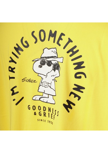 Snoopy Oversıze Kısa Kollu Tişört fırsatları