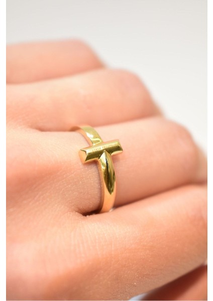 14 Ayar Altın T Model Yüzük fırsatları