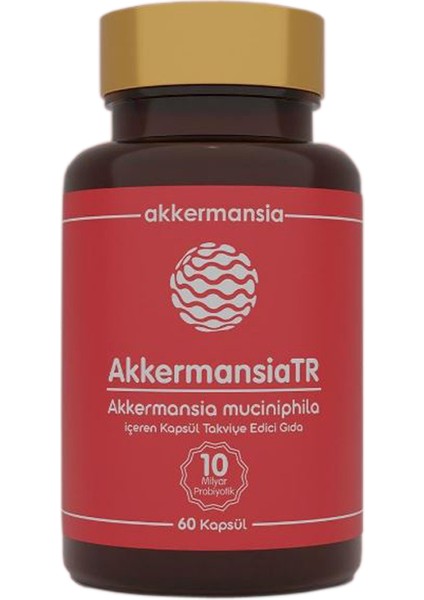 AkkermansiaTR Akkermansia Muciniphila 60 Kapsül