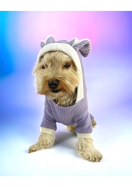 Bunny Boo Kulaklı Köpek Tulumu Kıyafeti modelleri
