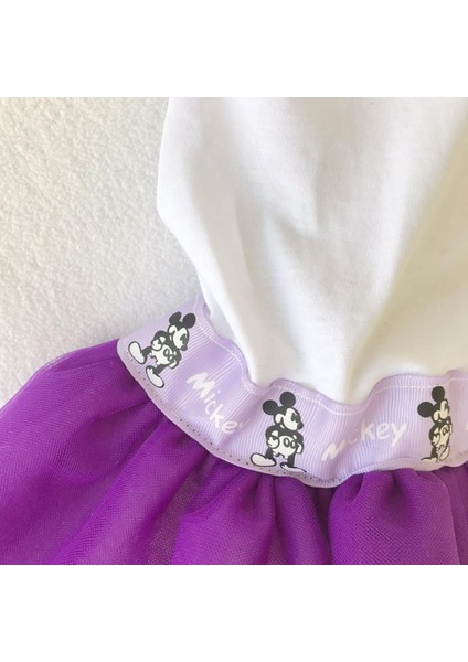 Eflatun Sevimli Fare Tütülü Kedi Elbisesi, Kıyafeti Tutu indirimleri