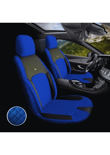 Fiat Bravo 2007-2014 Uyumlu Tugraserisi Araba Koltuk Kılıfı Takımı Pamuklu Deri Detay
