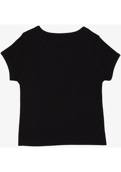 Kız Çocuk Pamuklu Love Yazılı T-Shirt