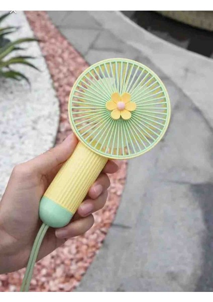 EL Fani Vantilatör USB Şarjlı Taşınabilir 3 Kademeli