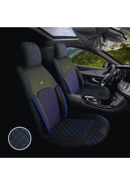 Mini Paceman 2013-2016 Uyumlu Tugraserisi Araba Koltuk Kılıfı Takımı Pamuklu Deri Detay
