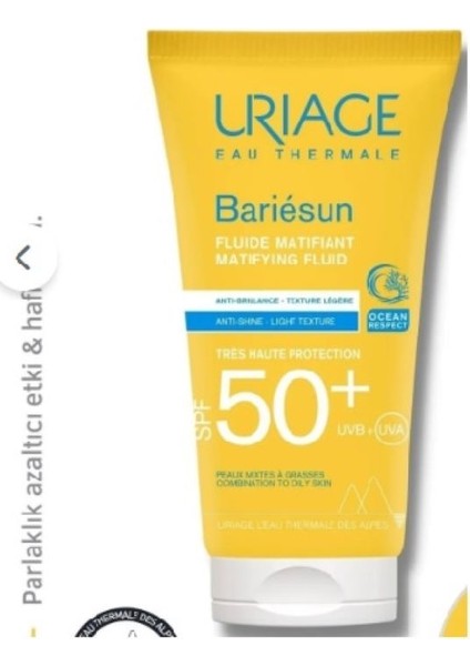 Uriage Bariésun SPF50+ Güneş Korumalı Nemlendirici Krem 50ML