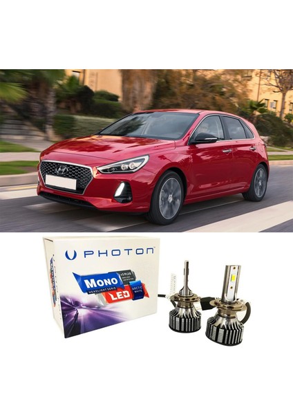 Hyundai I30 LED Xenon Kısa Far Ampulü H7 Mono Yeni Seri Beyaz 2014-2020