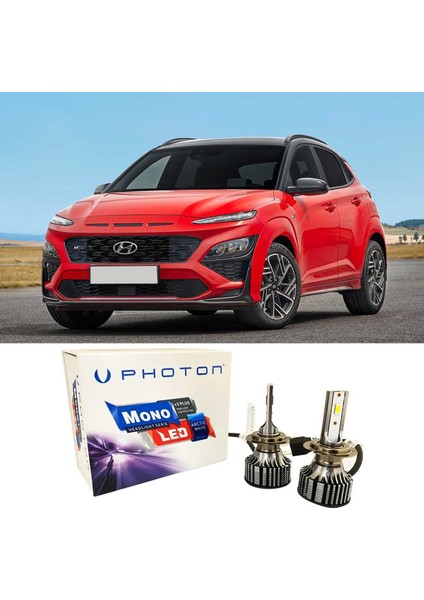 Hyundai Kona LED Xenon Sis Far Ampulü H8 Mono Yeni Seri Beyaz 2017-2022
