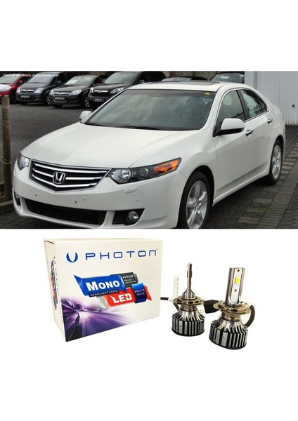 Honda Accord LED Xenon Kısa Far Ampulü H1 Mono Yeni Seri Beyaz 2003-2009