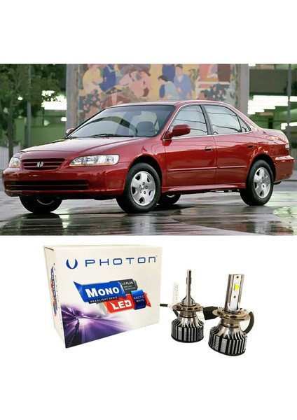 Honda Accord LED Xenon Kısa Far Ampulü Hb4 Mono Yeni Seri Beyaz 1999-2003