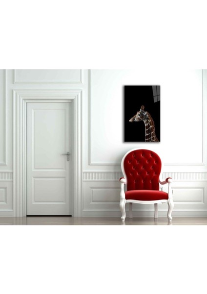 Miyrem Glasses Collection -A1^# Zürafa 3 Hayvan Cam Tablo fiyatları