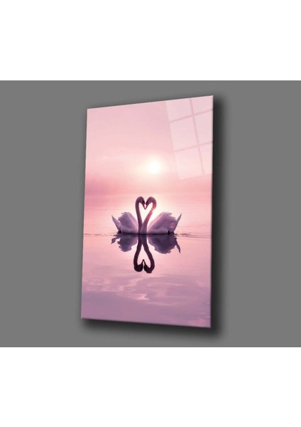 Miyrem Glasses Collection -A1^# Aşkın Sükuneti Cam Tablo