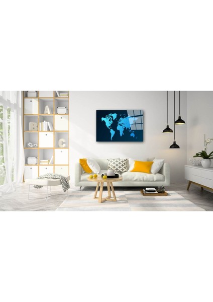 Miyrem Glasses Collection -A1^# Dünya Haritası 17 Cam Tablo fiyatları