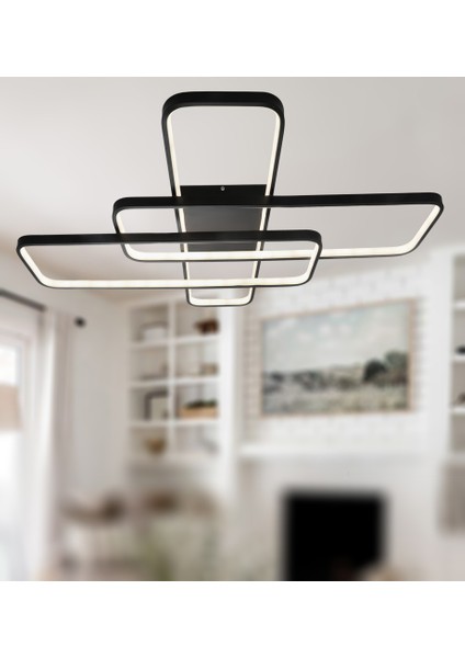 TT040-SY Tt Aydınlatma Mat Siyah Plofonyer LED Avize fiyatları