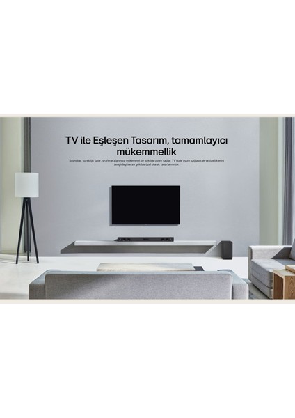 Lg 300W 2.1 Kanal , Optik, USB , Bluetooth Akıllı Bağlantı Ev Sinema Sistemi - Soundbar  Tv ile Eşleşen Tasarım, Tamamlayıcı Mükemmellik