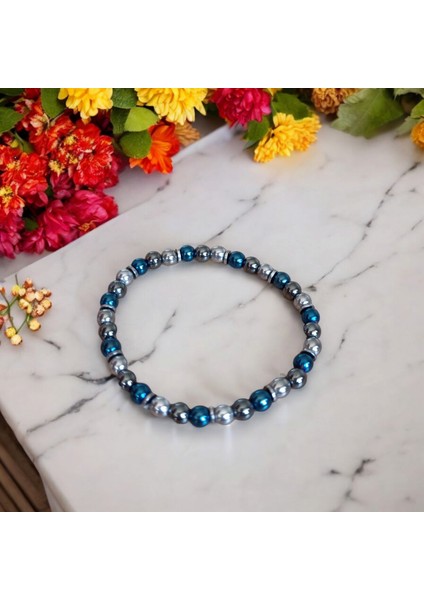 Renkli Hematit Bilekliği Orijinal Gerçek Hematiti Bilekliği Erkek Bilekliği Kadın Bilekliği