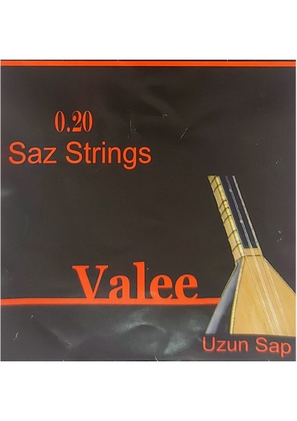 0.20 Uzun Sap Bağlama Saz Teli