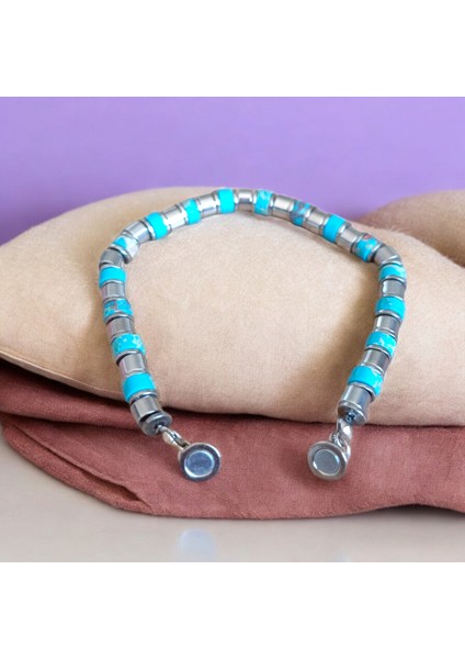 Varasit Bileklik Hematit Bileklik Mıknatıs Klipsli Bileklik Tak Çıkar Bileklik modelleri