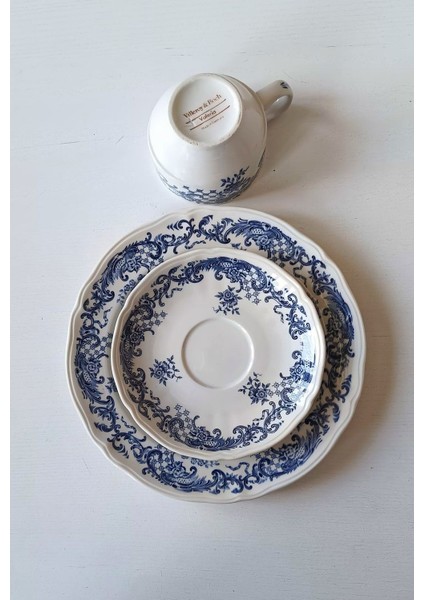 Valeria Üçlü/trio Çay Fincanı Vitro Porzellan Antıque Tea Cup & Saucers modelleri