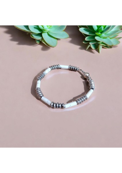 Havlit Bileklik Hematit Bileklik Mıknatıs Klipsli Bileklik Tak Çıkar Bileklik Özgüven Bileklik