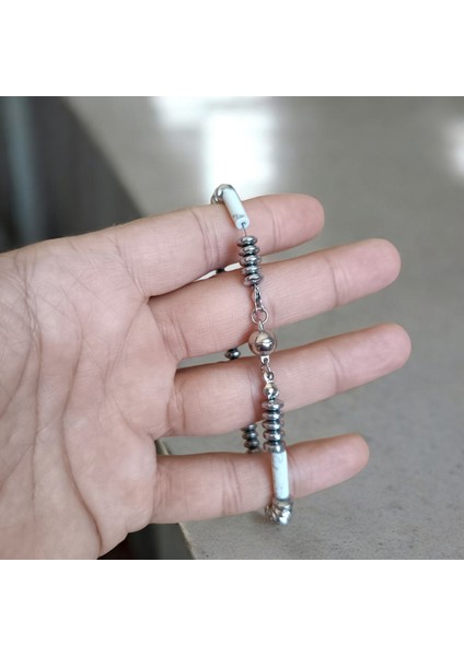 Havlit Bileklik Hematit Bileklik Mıknatıs Klipsli Bileklik Tak Çıkar Bileklik Özgüven Bileklik modelleri