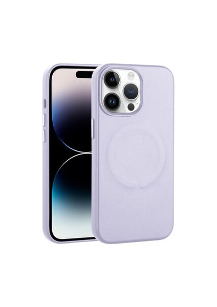 Apple iPhone 14 Pro Max Kılıf Pu Deri Magsafe Wireless Şarj Özellikli Premium Derix Kapak