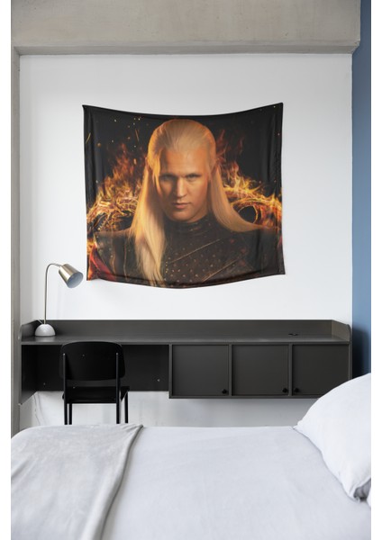 House Of The Dragon Daemon Targaryen Tasarımlı Duvar Örtüsü