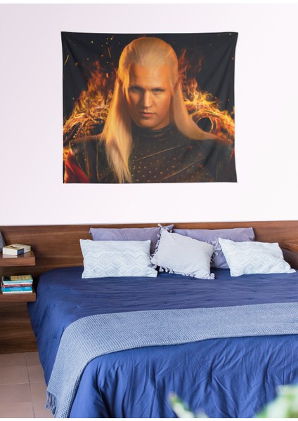 House Of The Dragon Daemon Targaryen Tasarımlı Duvar Örtüsü