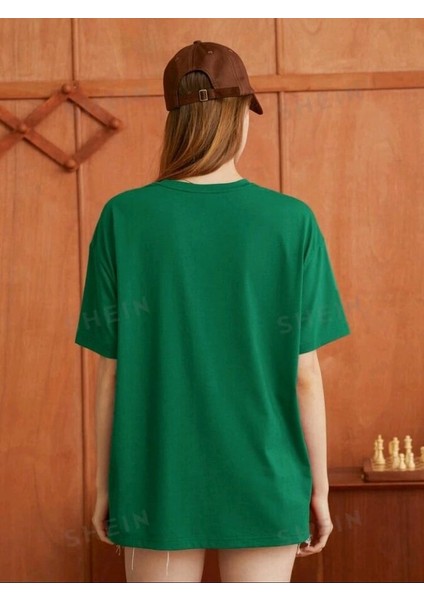 Stıl X Harry Potter Hogwarts Baskılı Bisiklet Yaka %100 Pamuklu Oversıze T-Shirt fırsatları