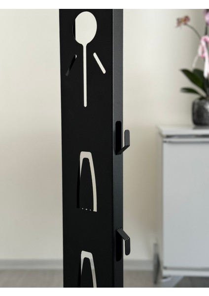 Elit Süpürge Standı (4mm Ağır ve Düz Tabanlı Devrilmez)