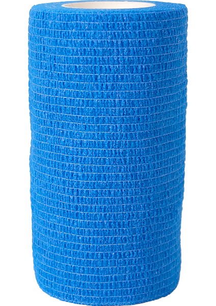Kendinden Yapışkanlı Elastik Bandaj 10 cm X4,5mt Mavi 25 Adet